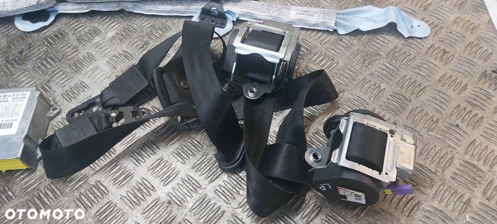 ZESTAW POSTRZAŁOWY MODUŁ AIRBAG PODUSZKA KIEROWCY KURTYNY PASY AUDI A6 C6 - 6