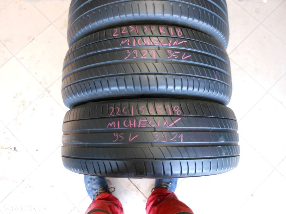 Opony 225/50r18 michelin primacy 3 6mm lato komplet - 2