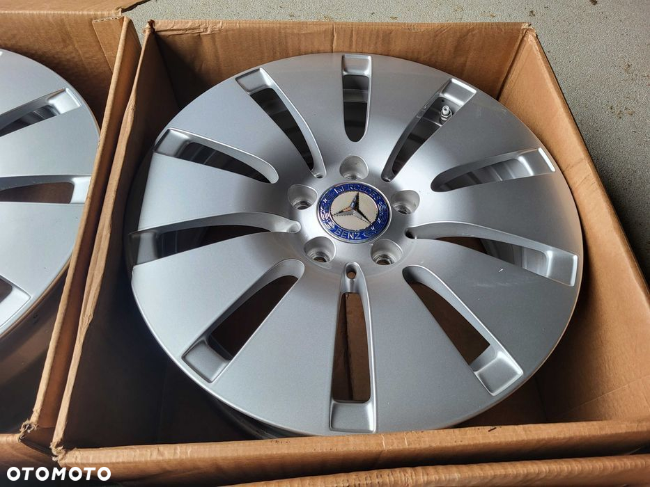 [543] Felgi aluminiowe Oryginał MERCEDES 16 Cali 5x112 ET38 + Czujniki - 4