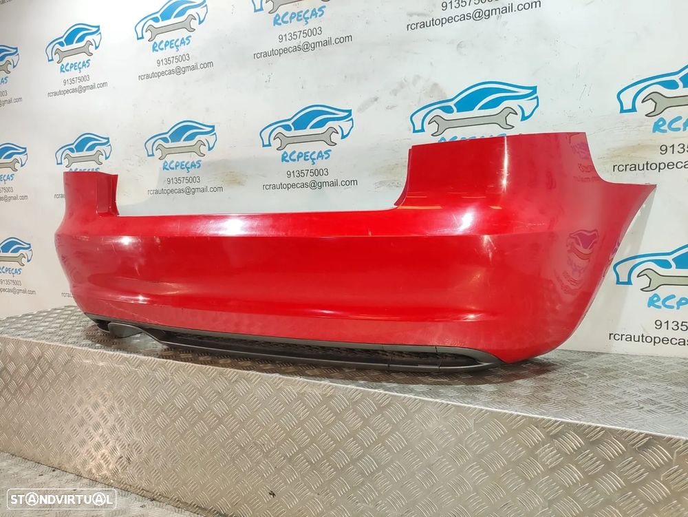 Parachoques traseiro original AUDI A3 8P 8P3 RESTYLE FASE 2 SLINE S-LINE S LINE - 3