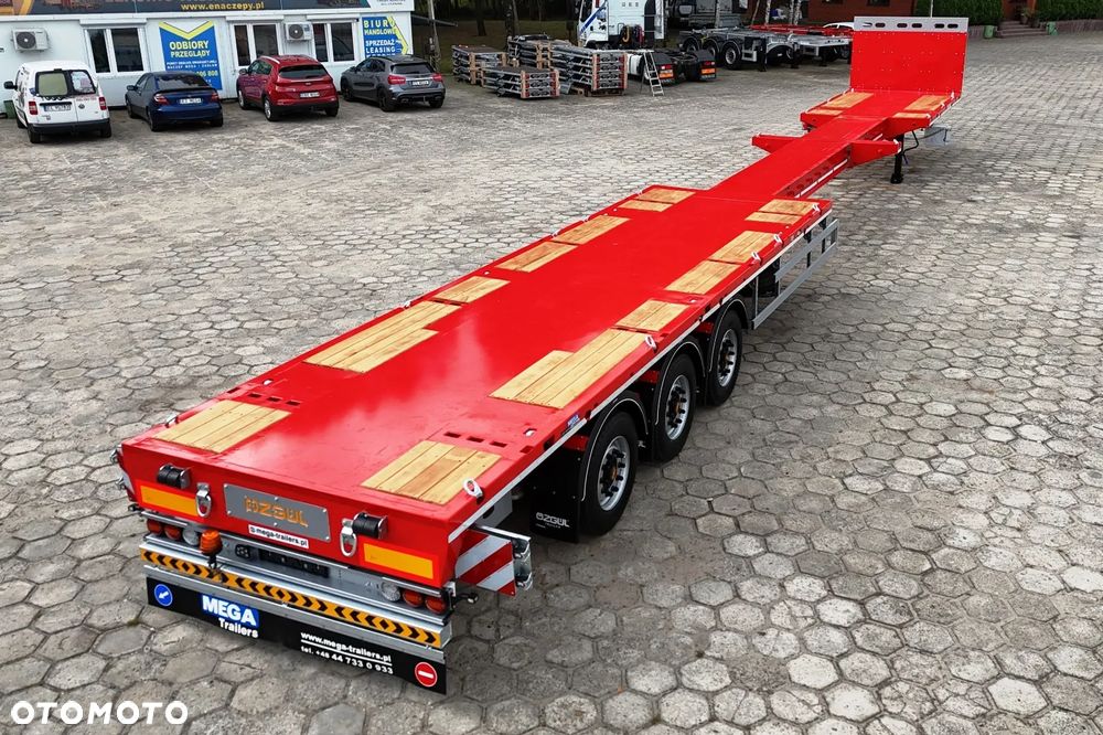 Inny PLATFORMA rozciągana pod standard siodło TELEMEGA 13.600mm + 7.500mm rozciągu, ADR EX3, kontenery, konstrukcje, maszyny - 23