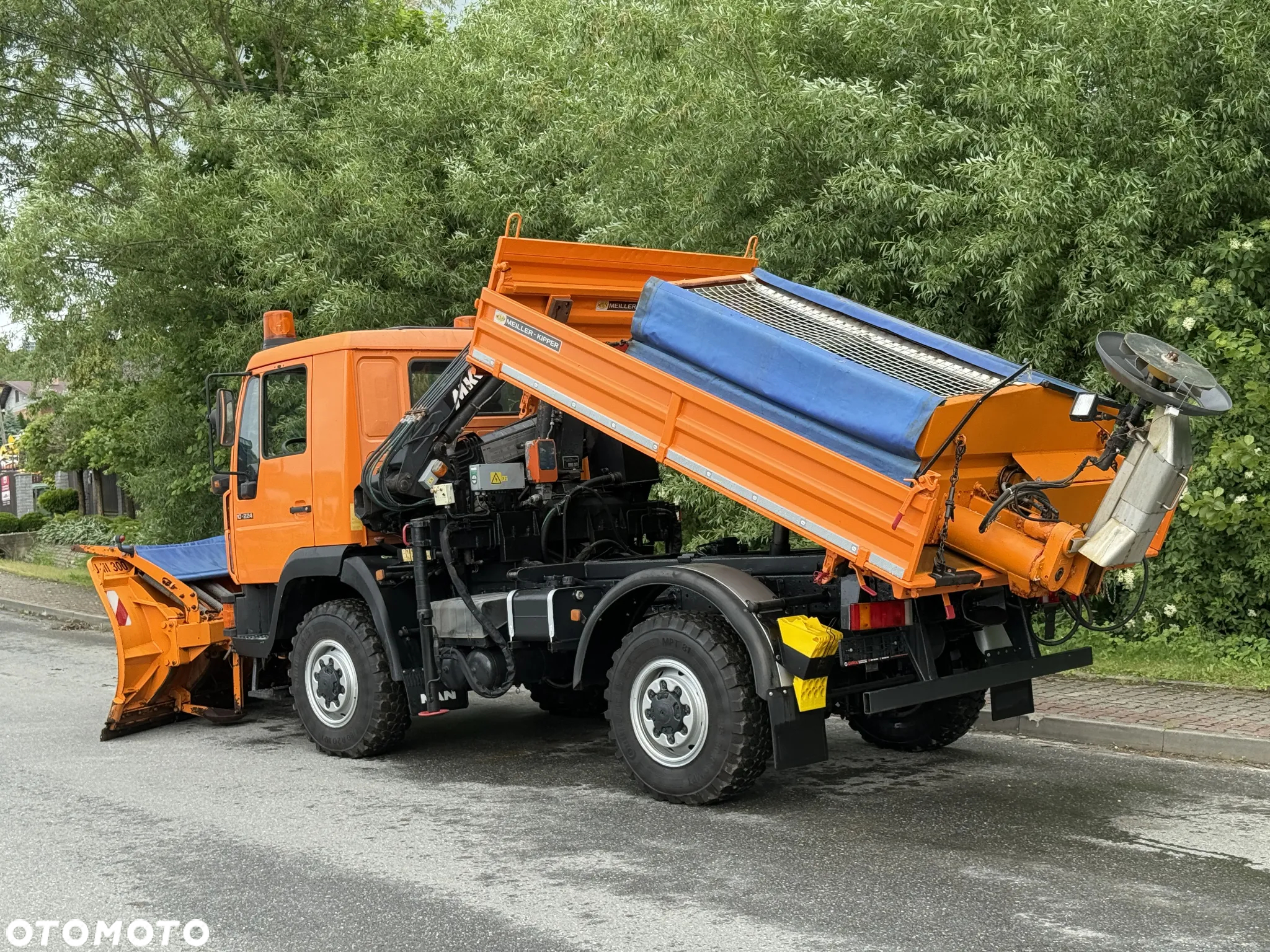 MAN * MAN LE 10.220 *Kiper Wywrotka * 4x4 * Pług Piaskarka * Zimowe Utrzymanie * Sprowadzony * HDS MKG * - 9