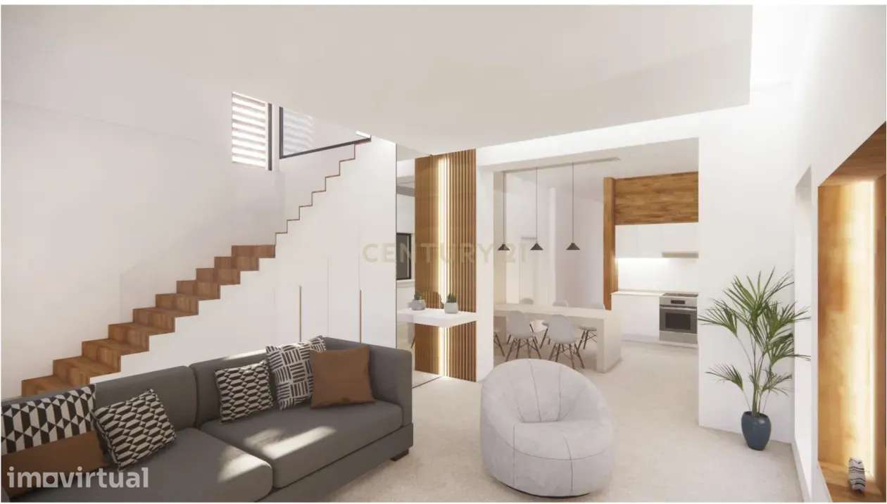 Moradia contemporânea em reconstrução em Vale Formoso, Loulé - Grande imagem: 5/25