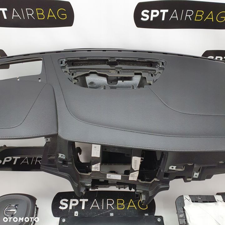 VOLVO V90 S90 DESKA ROZDZIELCZA KONSOLA KOKPIT PULPIT PODUSZKI AIRBAG AIR BAG PASY KIT SET - 3