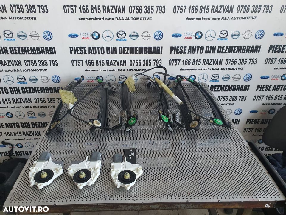 Macara Geam Electrica Fata Spate Citroen C6 Volan Stanga An 2006-2012 - 2