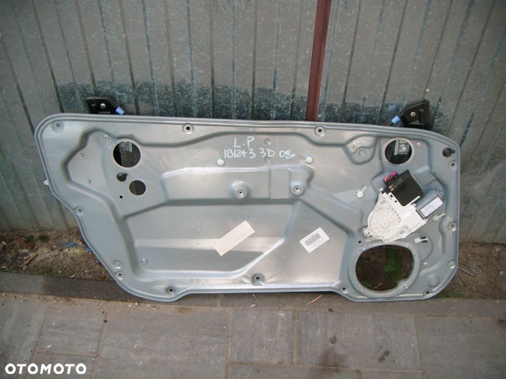 seat ibiza 3 3d mechanizm szyby lewe z silnikiem  6l2959802 - 1