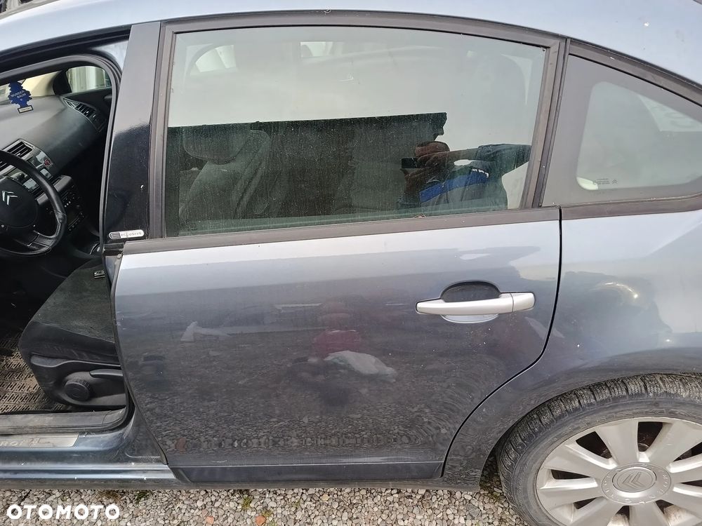 CITROEN C4 2005R DRZWI TYŁ TYLNE  LEWE SZARE - 1