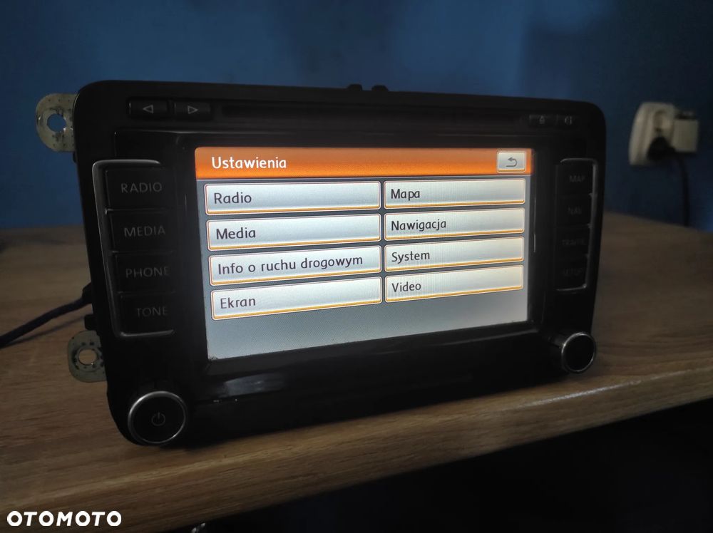 RADIO ODTWARZACZ NAWIGACJA VW RNS 510 2 DIN 1T035680AX VW PASSAT B6 B7 CC SIROCCO GOLF 5 6 POLO 5 JETTA TIGUAN TOURAN CADDY EOS TRANSPORTER T5 T6 ROZKODOWANE WYSYŁKA !!!!! - 7