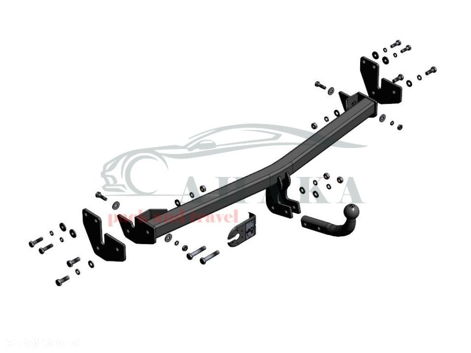 Hak Holowniczy Odkręcany Do Citroen C3 Hatchback 2002-2005 - 3