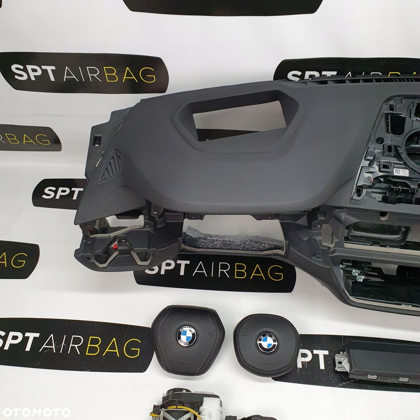 BMW G30 G31 DESKA ROZDZIELCZA KONSOLA KOKPIT PULPIT PODUSZKI AIRBAG AIR BAG PASY KIT SET - 2