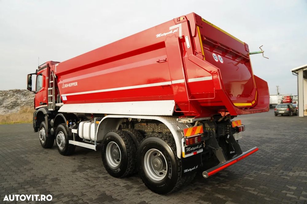 Mercedes-Benz AROCS 4145 / 8x8 / BASCULATOR SPATE / KH KIPPER / MANUAL / EURO 6 - 8