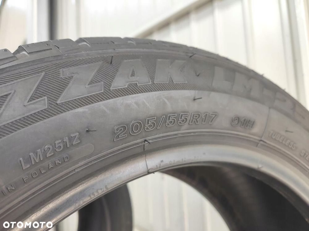 205/55r17 bridgestone opony zimowe 6,5mm 6951 - 6