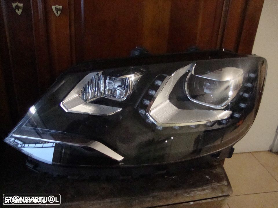 farois Bi-xenon LED Direcionais VW Sharan completos - 3