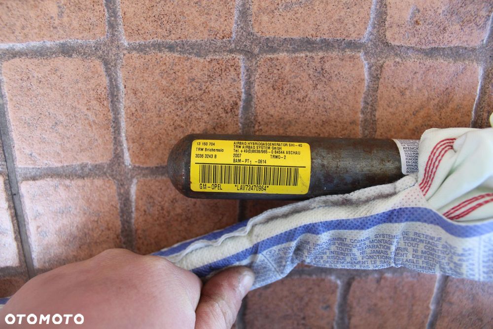 KURTYNA AIR BAG LEWA OPEL CORSA D 13150704 - 4
