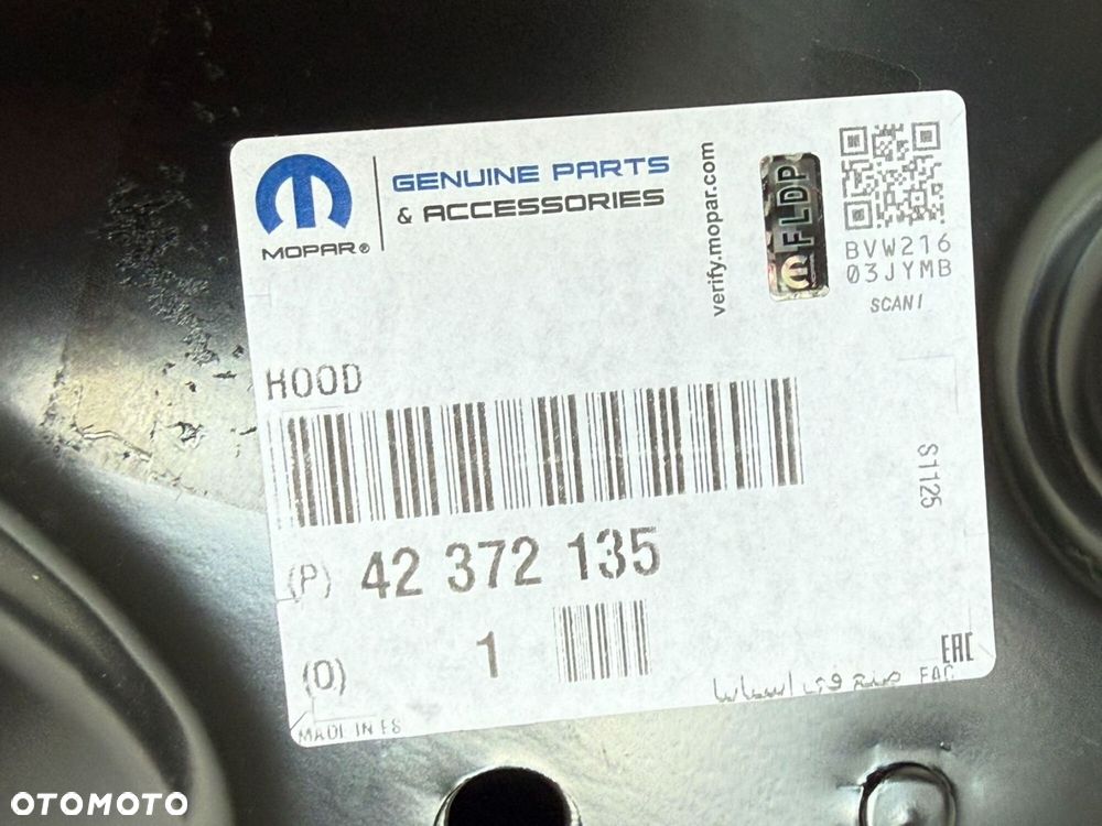 MASKA POKRYWA SILNIKA OPEL MOKKA  NOWA ORYGINAŁ  42372135 - 12