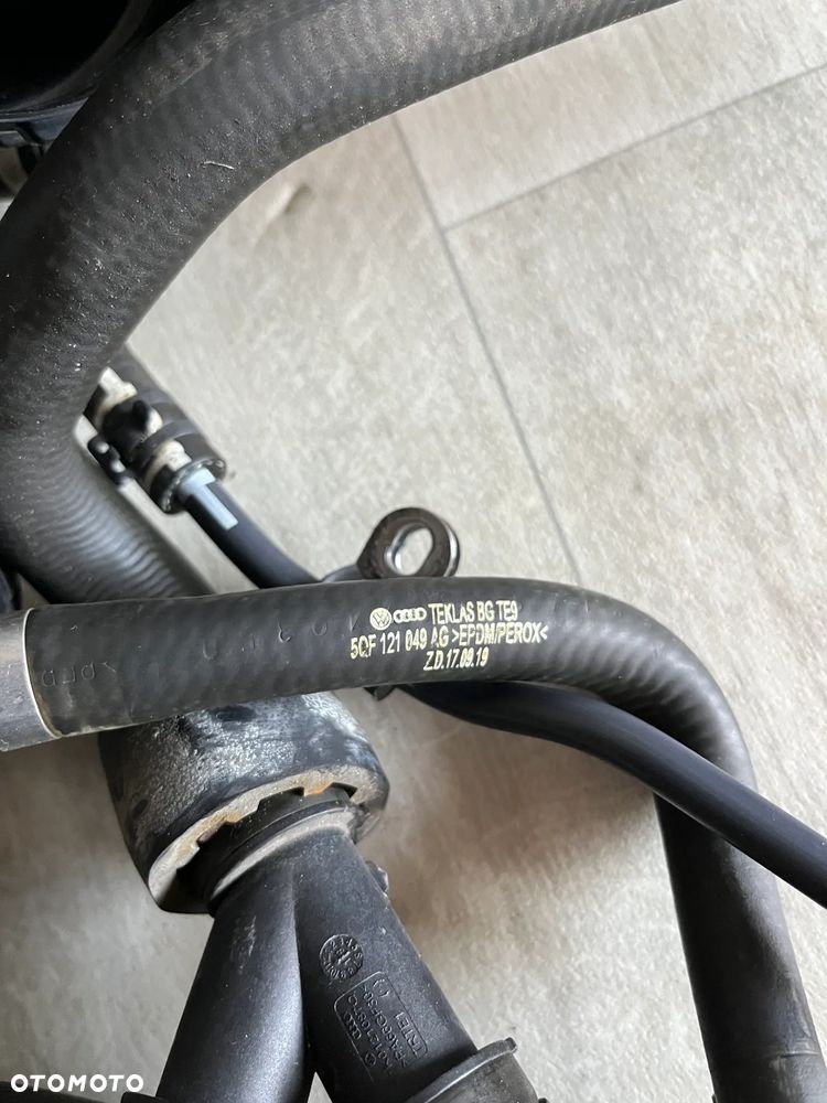 WĄŻ PRZEWÓD WODY DODATKOWA POMPA WODY VW AUDI SKODA 5Q0121063 Q  5QF121049 AG  5QF122051 - 2