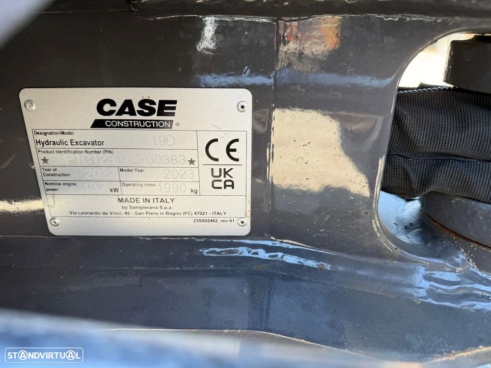 Case CX19D - 13