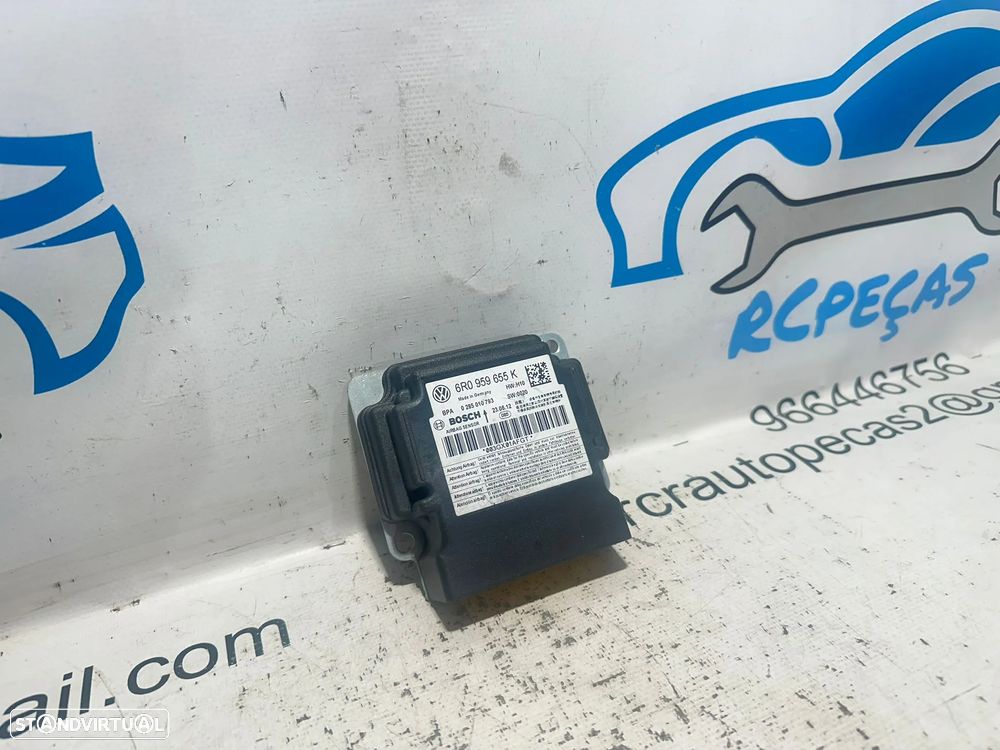 .Módulo Centralina Airbag SRS Original VW Volkswagen Seat Skoda 6R0959655K 2009 - 2017 - 3