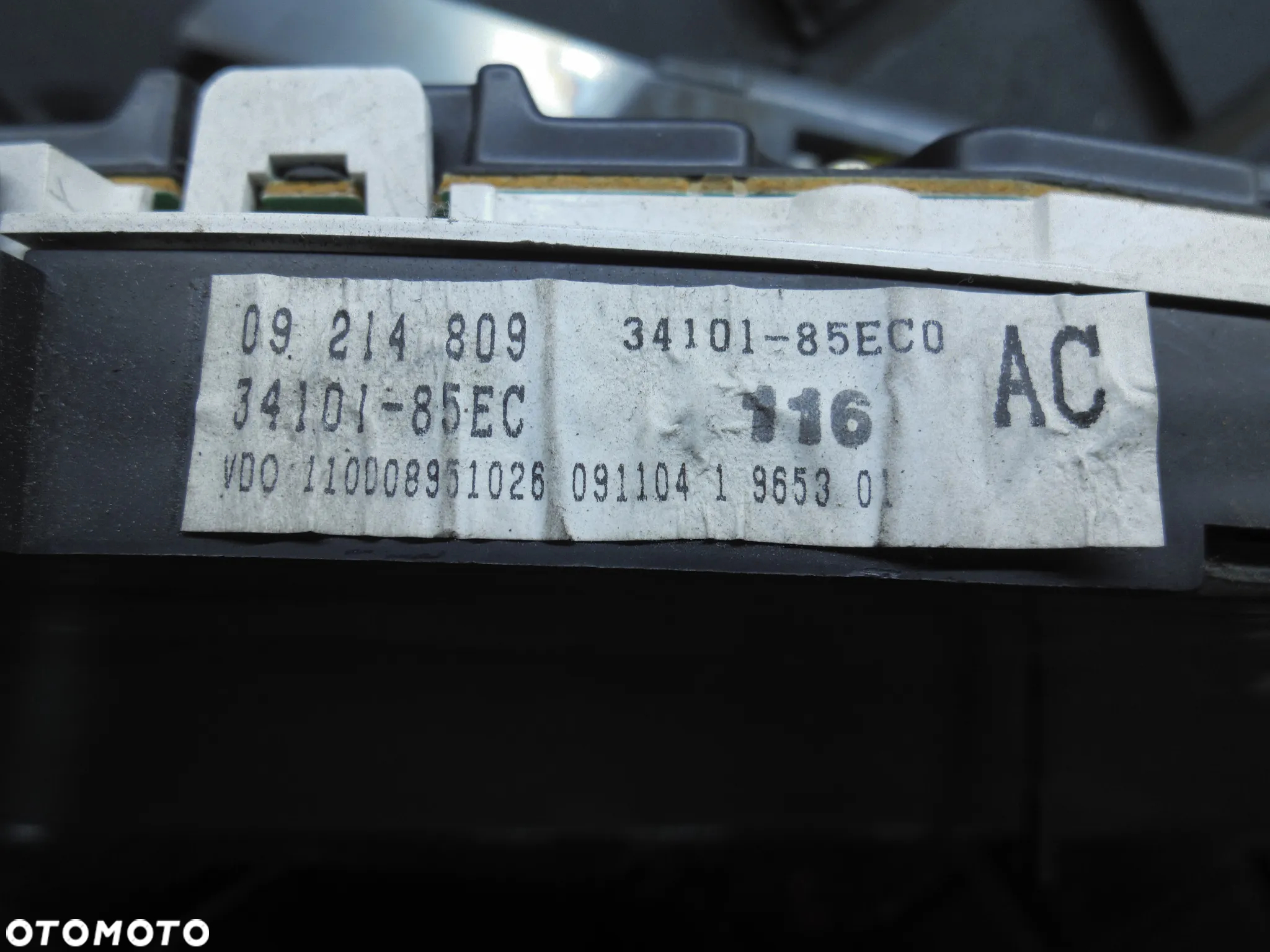 OPEL AGILA A 1.0 12V LICZNIK ZEGARY PRĘDKOŚCIOMIERZ 34101-85EC - 2
