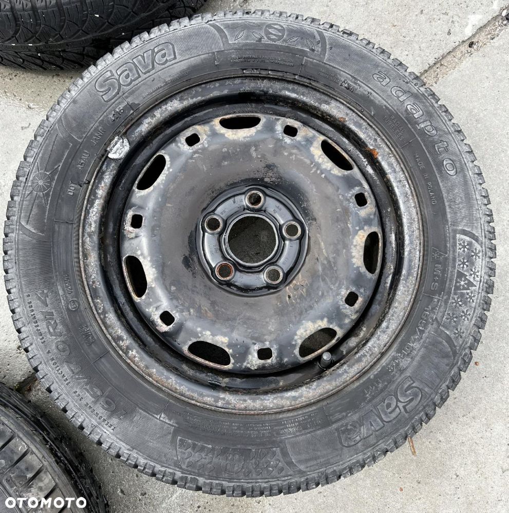 KOŁO ZAPASOWE DOJAZDOWE SKODA FABIA ROOMSTER VW POLO FOX 165/70 R14 - 1