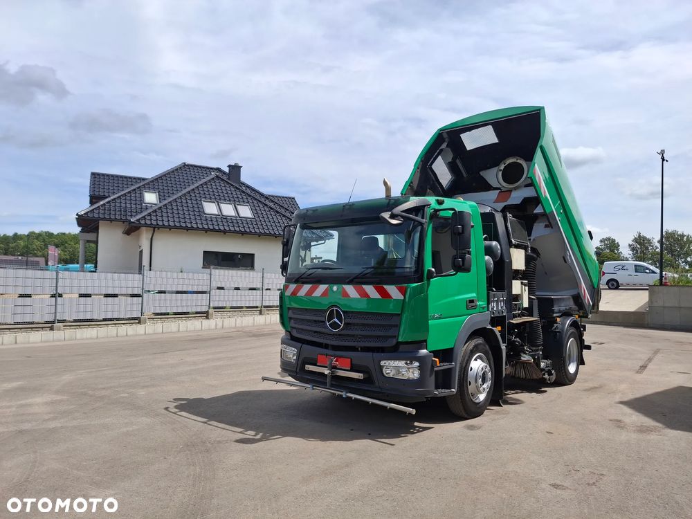 Mercedes-Benz Atego 1523 Zamiatarka Schmidt SK600 Karcher Euro 6 PM10 Listwa Wysokiego Ciśnienia 2 Silniki Szczotki L/R Rura Do Liści 2016r - 3