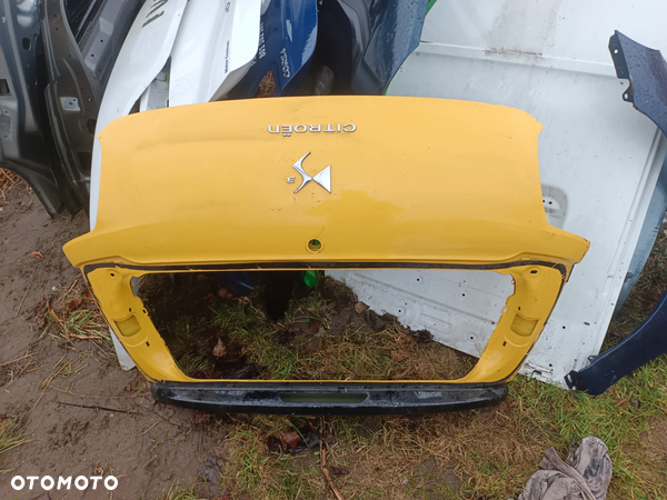 Citroen DS3 klapa tylna pokrywa bagażnika