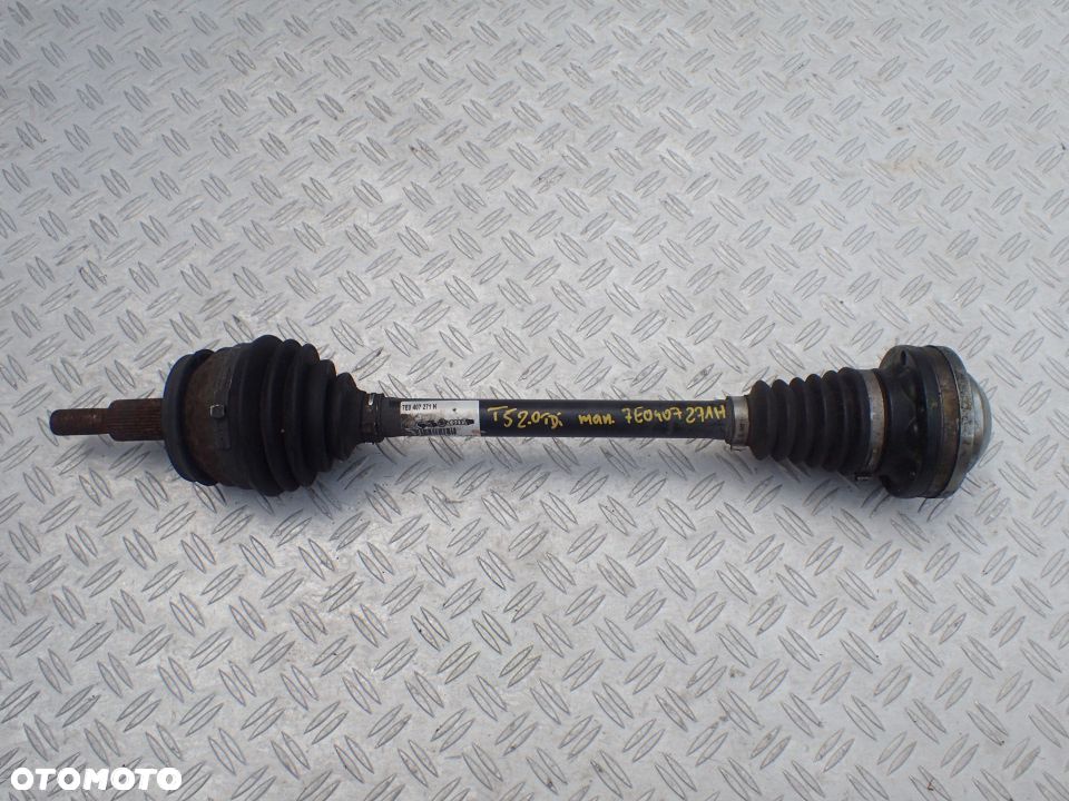 PÓŁOŚ LEWA VW T5 2.0 TDI 7E0407271H RADOM - 1
