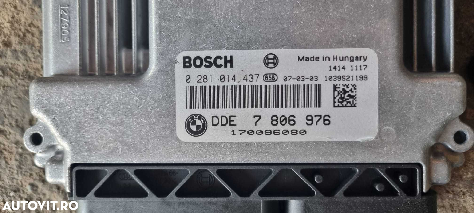 Kit pornire BMW seria 5 E60 530d coduri  7806976 - 3