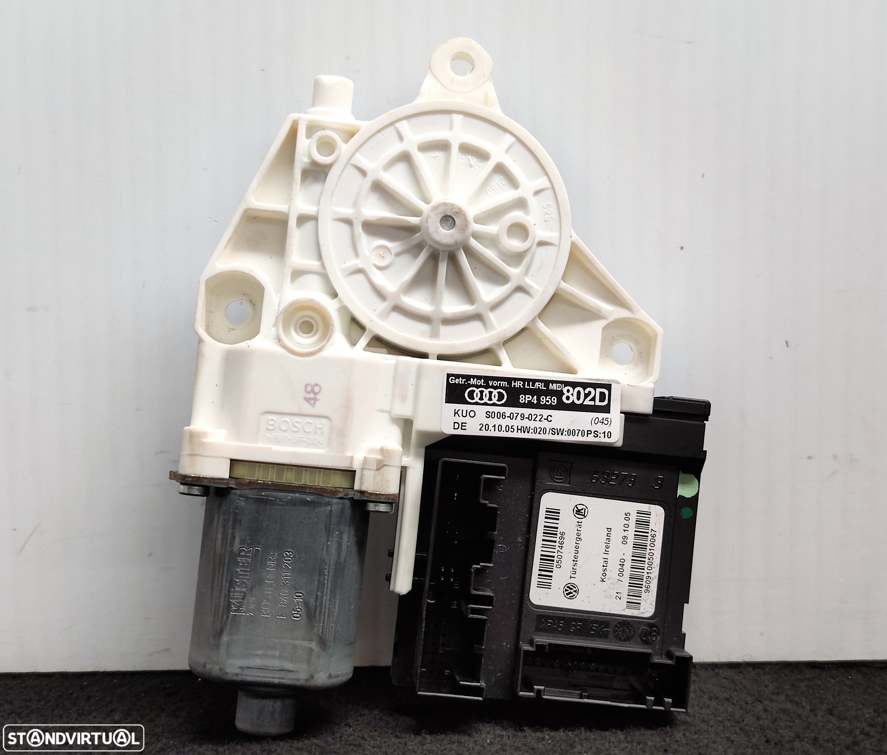 MOTOR ELEVATÓRIO DO VIDRO TRASEIRO DIREITO AUDI A3 - 3
