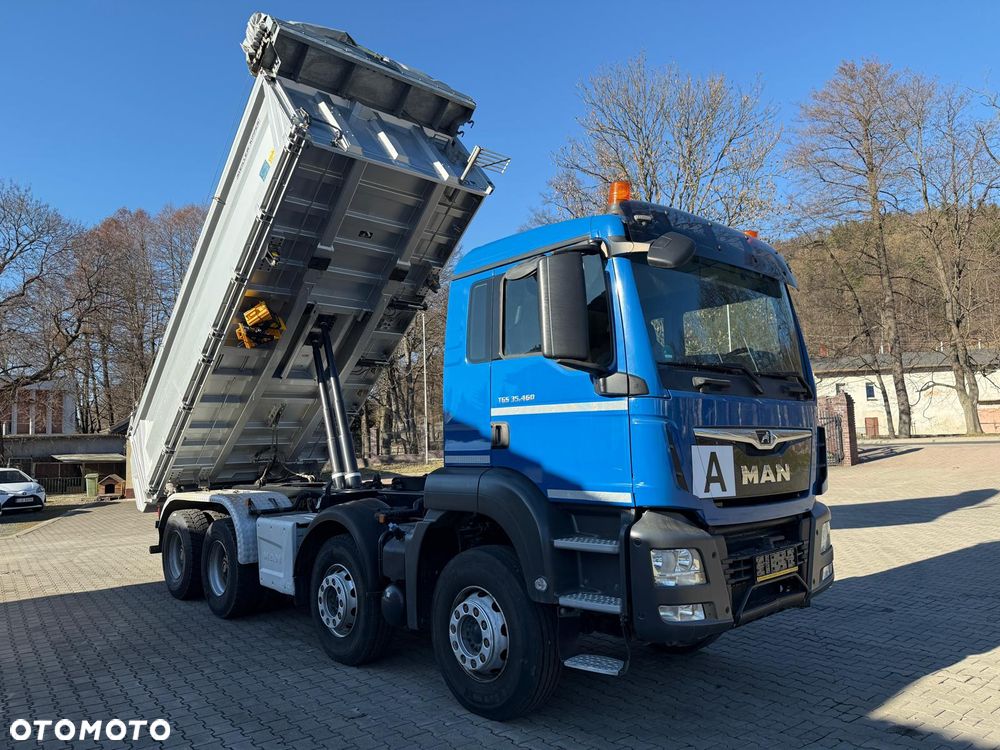 MAN 35.460 TGS wywrotka 8x4, 3-str. MEILLER, BORDMATIC, 250 t.km., TOP! - 8