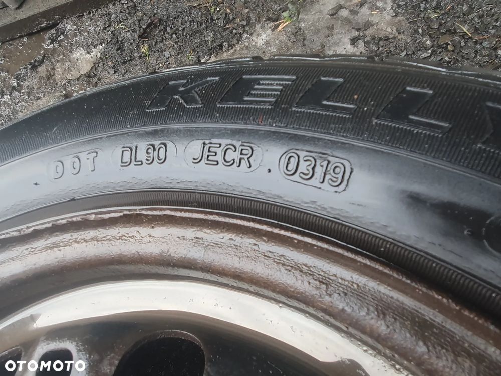 FELGI STALOWE + OPONY  6R0601027R 15" ET38 5X112X57.1 6JX15H2 SKODA RAPID 1 I + OPONY LETNIE - 5