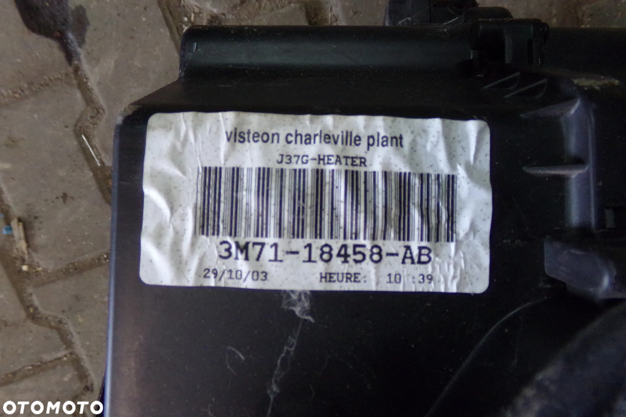 Nagrzewnica wentylator 3M71-18527-DA 3M71-18458-AB Mazda 2 DY '02-07r. - 2