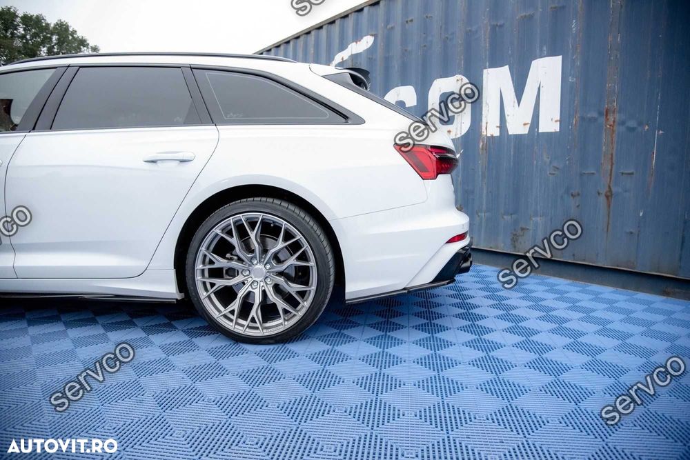 Prelungire splitter bara spate Audi A6 C8 S-Line 2018- v5 - Maxton Design - 5