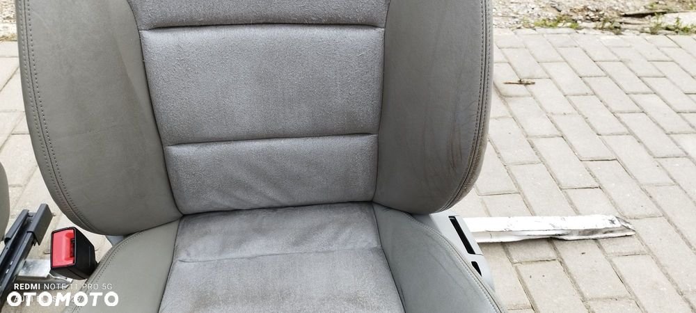 Fotel Fotele Zestaw ALKANTARA Kubełki Grzane Audi A6 C6 2.4 B Sedan 2004 rok Części Blask Gołdap - 8