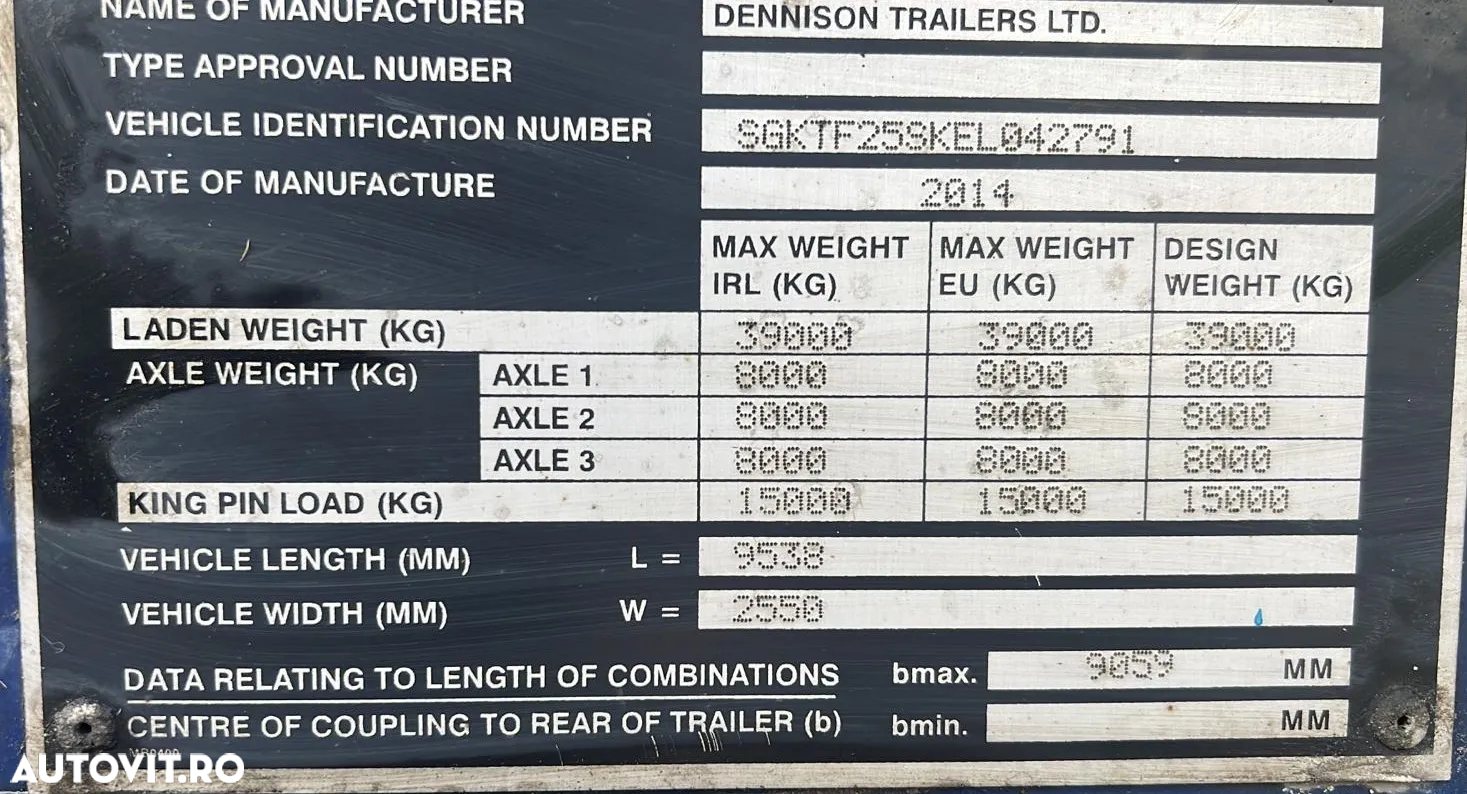 Alta 3x Denninson TF25SK0, 20 / 25FT ADR - 7