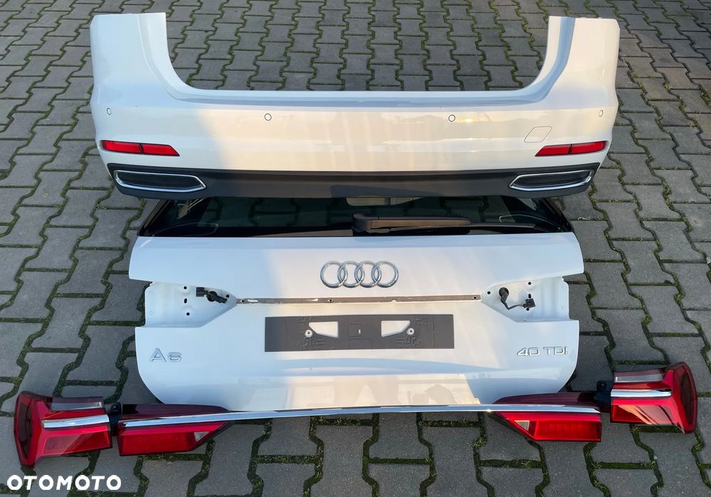 Audi A6 C8 4K Avant klapa tył zderzak tylny lampy zestaw LY9C - 1