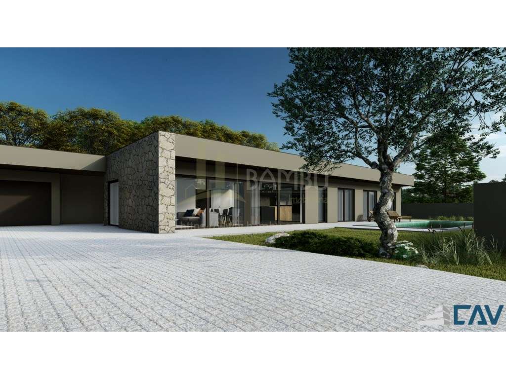 Moradia T3 de Arquitetura Moderna com Piscina - Em Construção - Grande imagem: 5/26