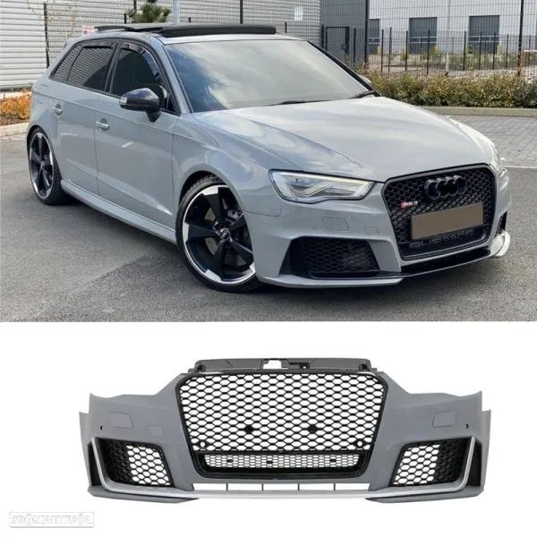 Para-choques Audi A3 8V (2013 a 2015) Look RS3 - 1