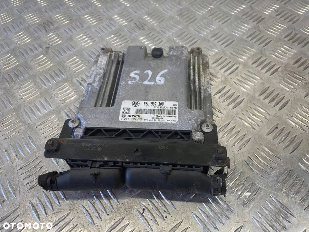 MODUŁ STEROWNIK SILNIKA VW PASSAT GOLF TIGUAN CADDY 2.0 TDI 03L907309 - 2
