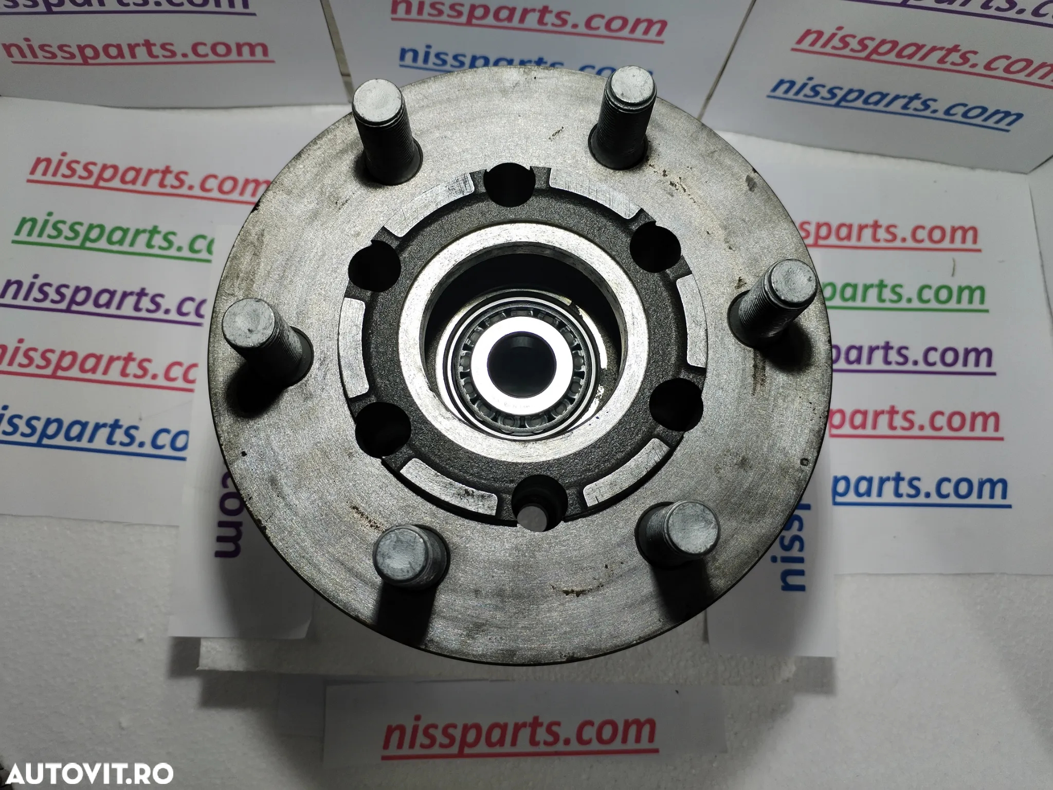 Butuc roata fata NISSAN ATLEON L35 ECO-T100 L35-09 EBRO L35-08 SEMERING ROATA RULMENTI DISC PLACUTE SURUBURI KIT PIVOTARE - 39