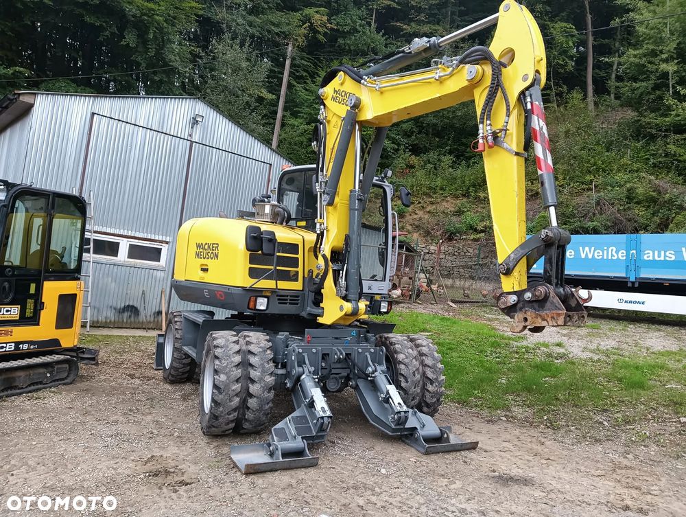 Wacker Neuson EW100 | 2018r | 10 ton | 6000 mtg | sprowadzona | koparka kołowa obrotowa - 3