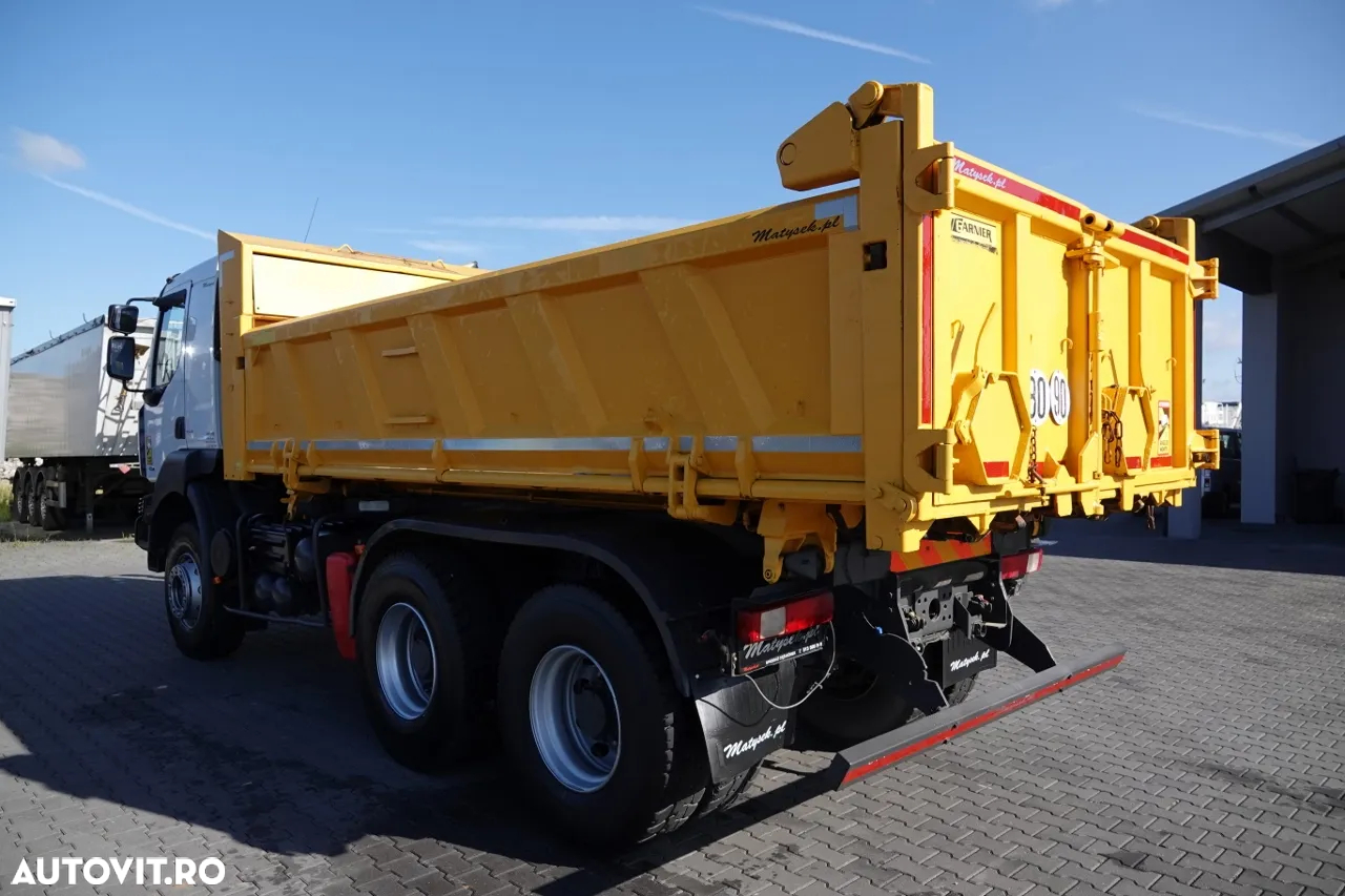 Renault KERAX 450 / 6x4 / BASCULATOR / HYDROBORTA / BORDMATIC / MANUAL / IMPORTAT - 11