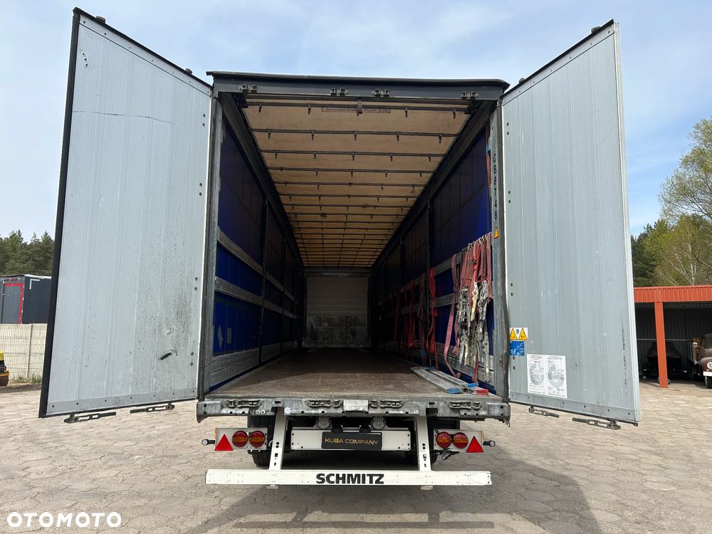 Schmitz Cargobull FIRANKA PODNOSZONY DACH NOWE PLANDEKI / 657 841 KM PRZEBIEGU / BARDZO ŁADNE OPONY / Z PEŁNYM WYPOSAŻENIEM DO ZAŁADUNKU / UCHWYTY PROMOWE / DOSTĘPNE 20 SZTUK KOLORY SREBRNY - NIEBIESKI - CZERWONY !! - 33