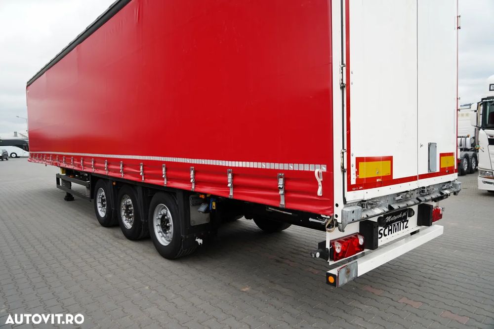 Schmitz Cargobull CORTINĂ / JOLODA / REMORCA RODA / VARIOS / 385/55 R22.5 / ACOPERIȘ CULISANT - 11
