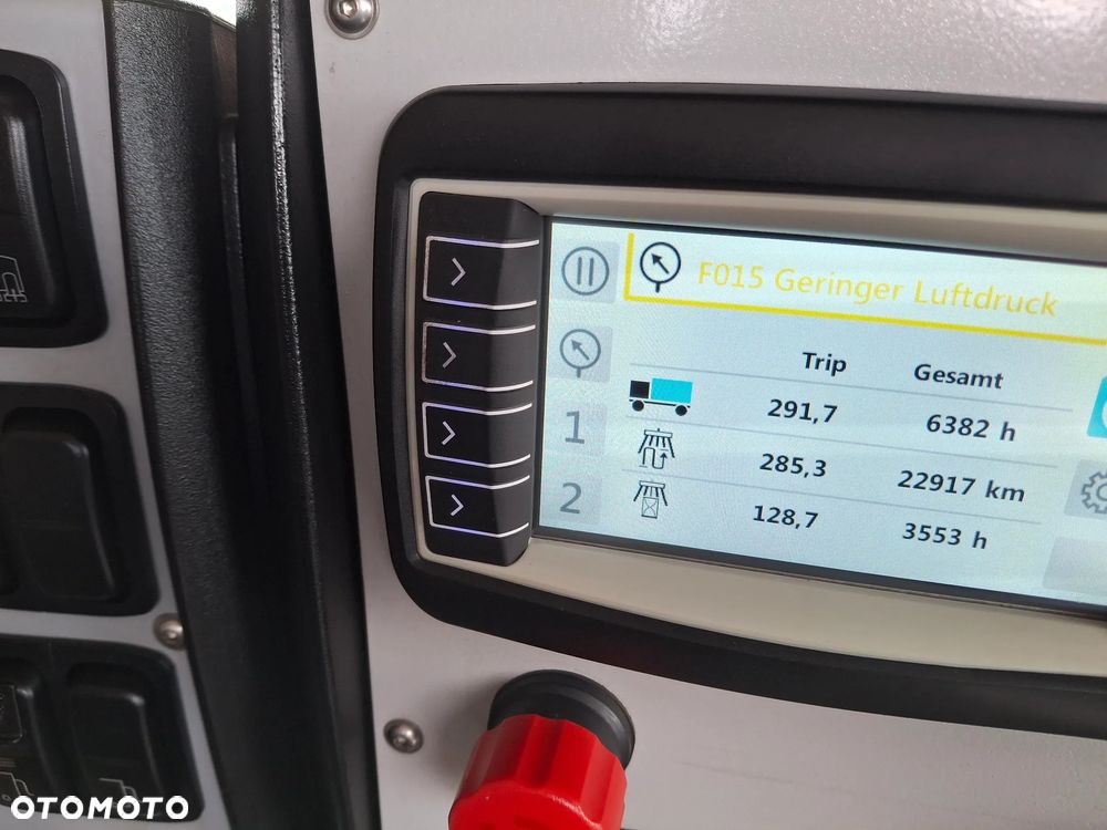 Scania P370 Zamiatarka FAUN Viajet 6 R H Euro 6 EUnited PM10 Tylna Ssawa Tylni Odkurzacz Karcher Listwy Wysokiego Ciśnienia Mycie Jezdni Lanca 2 Zbiorniki Wody Oświetlenie LED Regulowane Zawieszenie - 7