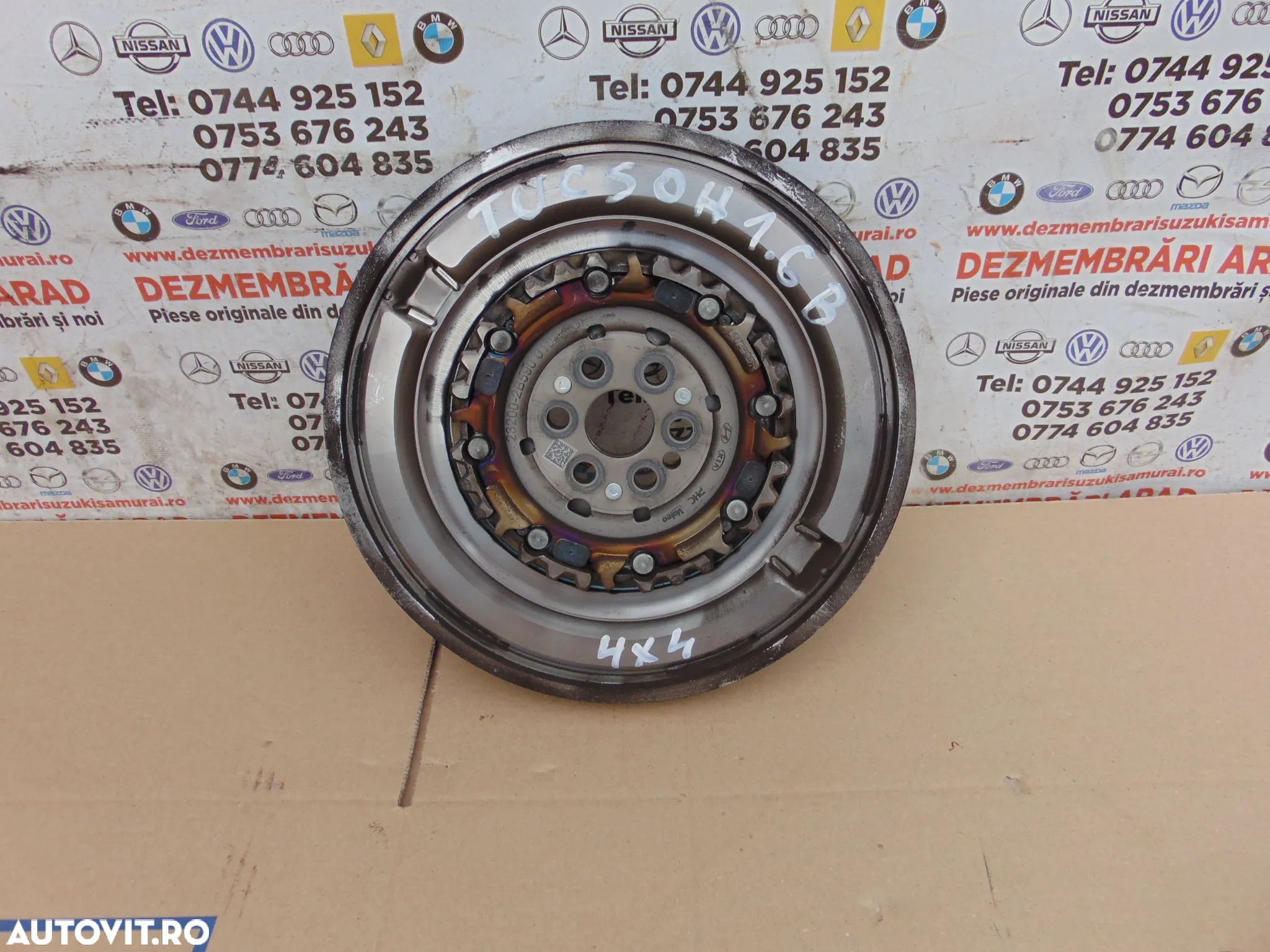 Volanta cutie Hyundai Tucson 1.6 benzina g4fj Kia Sportage 1.6 cutie automata cod 232002b590 - 1