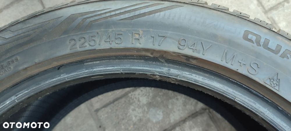 OPONY WIELOSEZONOWE0 225/45R17 94Y VREDESTEIN QUATRAC PRO (4525) WIELOZEZON M+S 8 mm KOMPLET 4 SZTUKI - 7