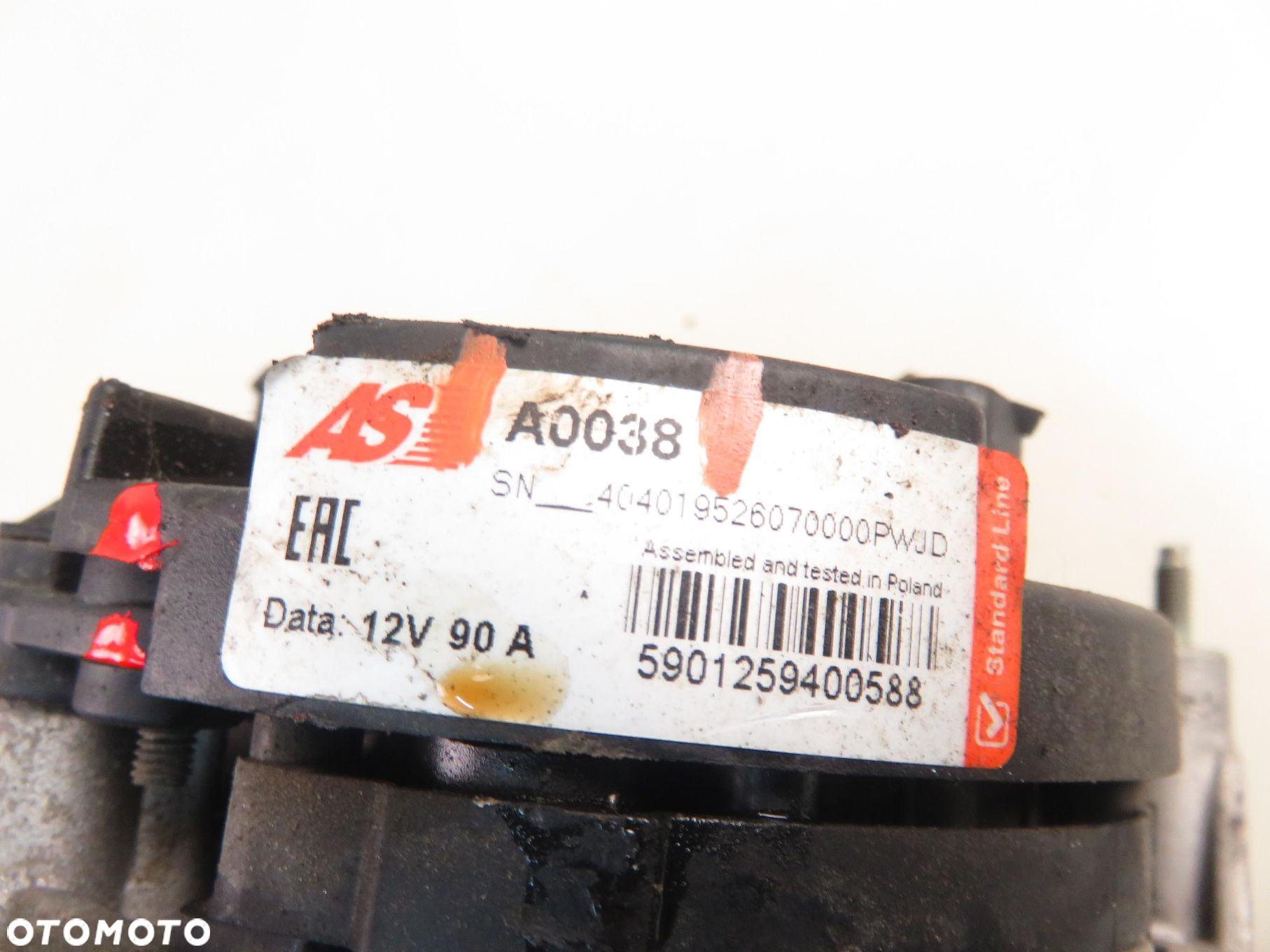 ALTERNATOR VW GOLF IV (1J1) 1.8 20V 125 - AGN A0038 - 6