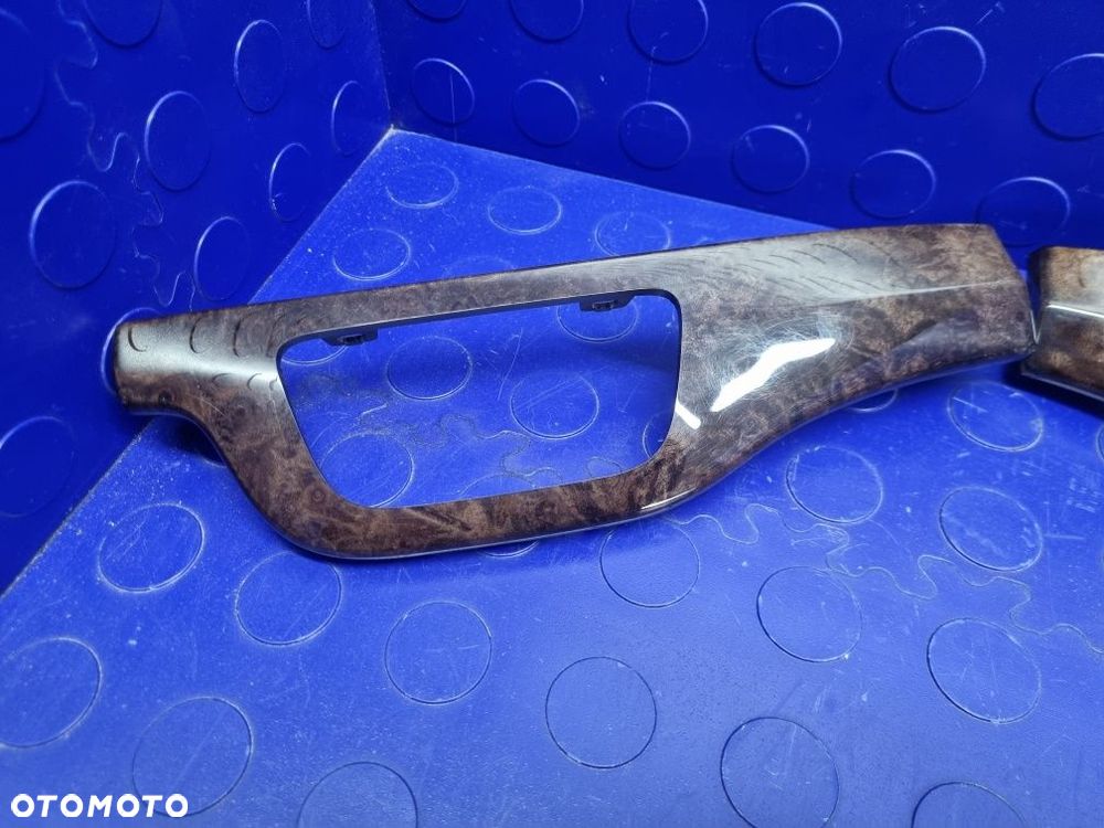 LISTWY ozdobne dekory KOMPLET drewno GM5 AUDI Q7 4M ORYGINAŁ - 2