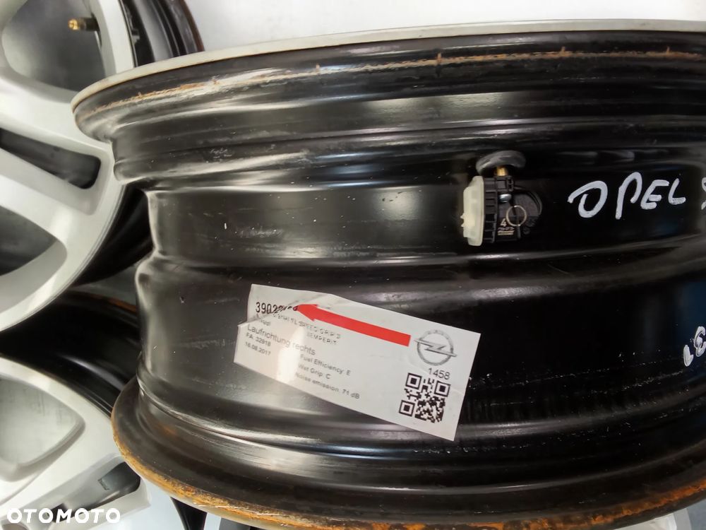 Felgi strukturalne Opel Astra K Mokka astra J 6,5Jx16 et41 5x105 CZUJNIKI - 8